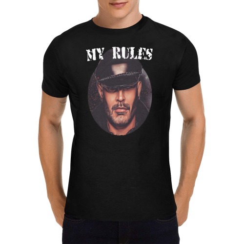 My Rules by Fethisgayworld All Over Print T-Shirt for Men (USA Size) (Model T40)