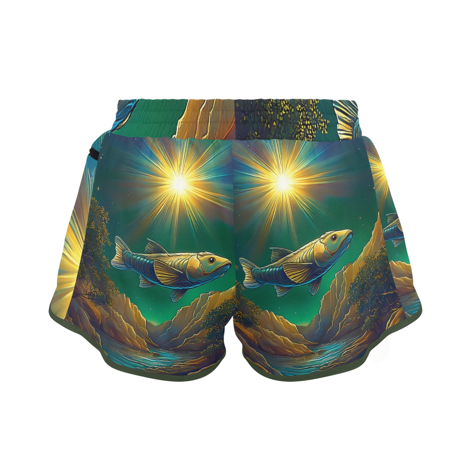 Celestial Swim Women's Sports Shorts (Model L61)