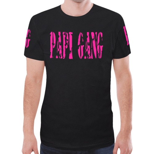 Papi Gang3 New All Over Print T-shirt for Men (Model T45)