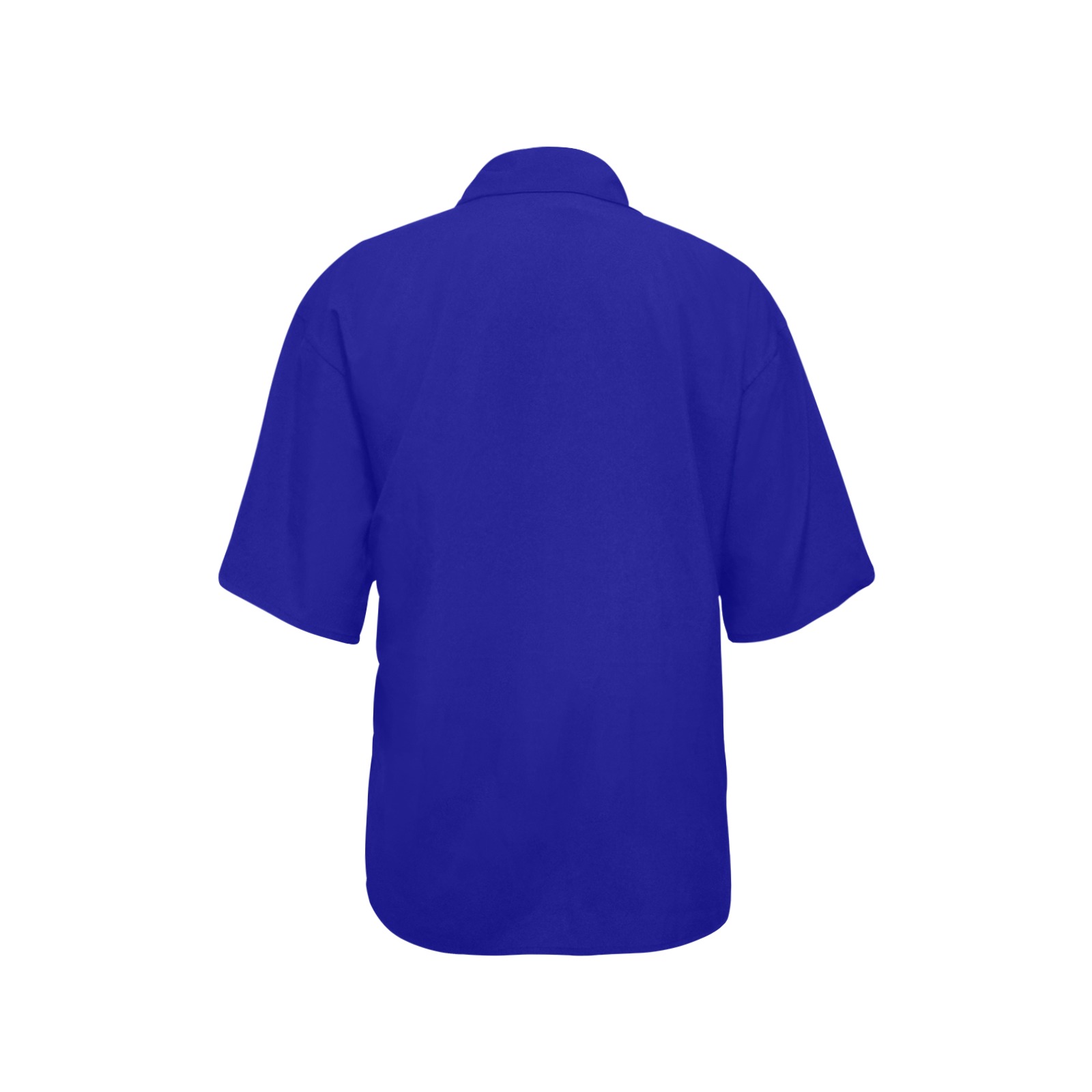 color dark blue All Over Print Hawaiian Shirt for Women (Model T58)