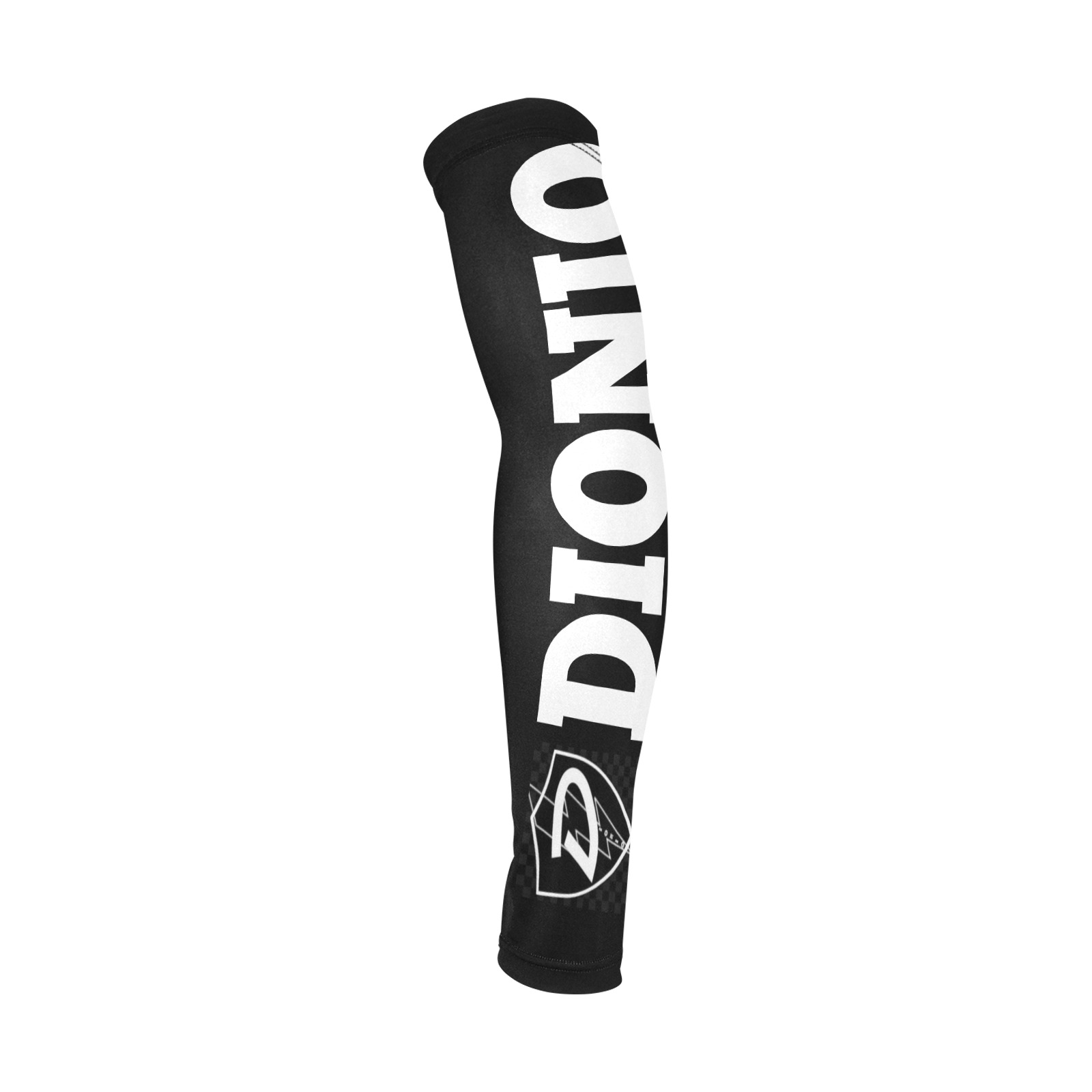 Dionio - Arm Sleeves Black (Black Small Shield) Arm Sleeves (Set of Two)