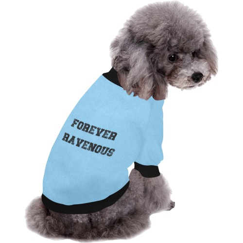 FOREVER RAVENOUS pet round neck shirt Pet Dog Round Neck Shirt