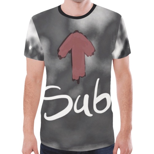 sub New All Over Print T-shirt for Men (Model T45)