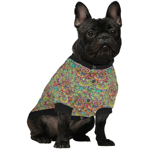 Psychic Celebration Pet Dog Round Neck Shirt