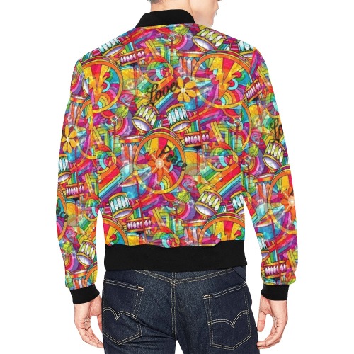 Schlager Love Move 2022 by Nico Bielow All Over Print Bomber Jacket for Men (Model H19)