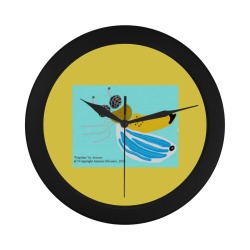 Vespidae Circular Plastic Wall clock