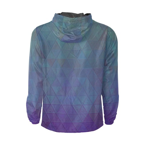 mosaic triangle 14 Unisex All Over Print Windbreaker (Model H23)