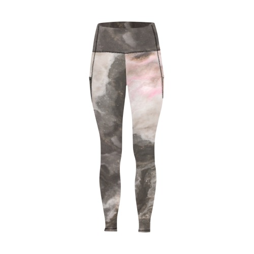 Modern Marble Vol 2-4 Women's All Over Print Leggings with Pockets (Model L56)