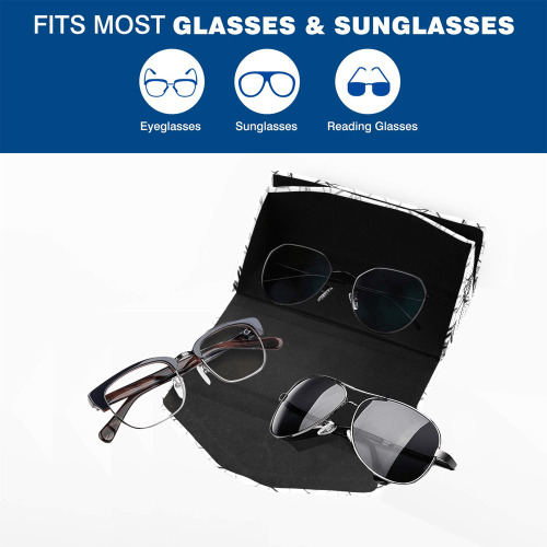 fantasia nera 2 Custom Foldable Glasses Case