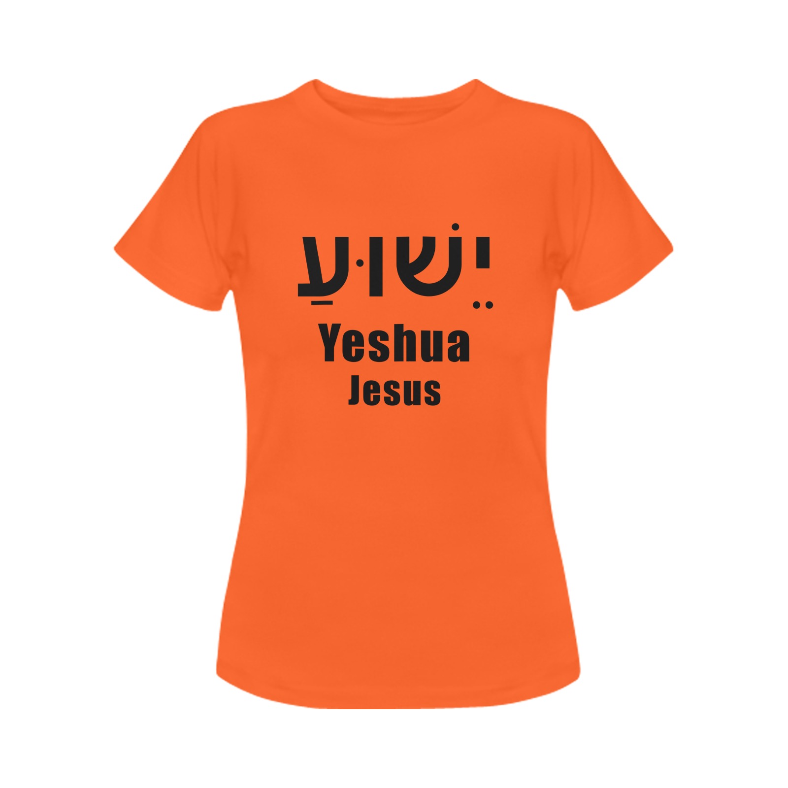 Yeshua Tee Red Women Women's T-Shirt in USA Size (Front Printing Only)