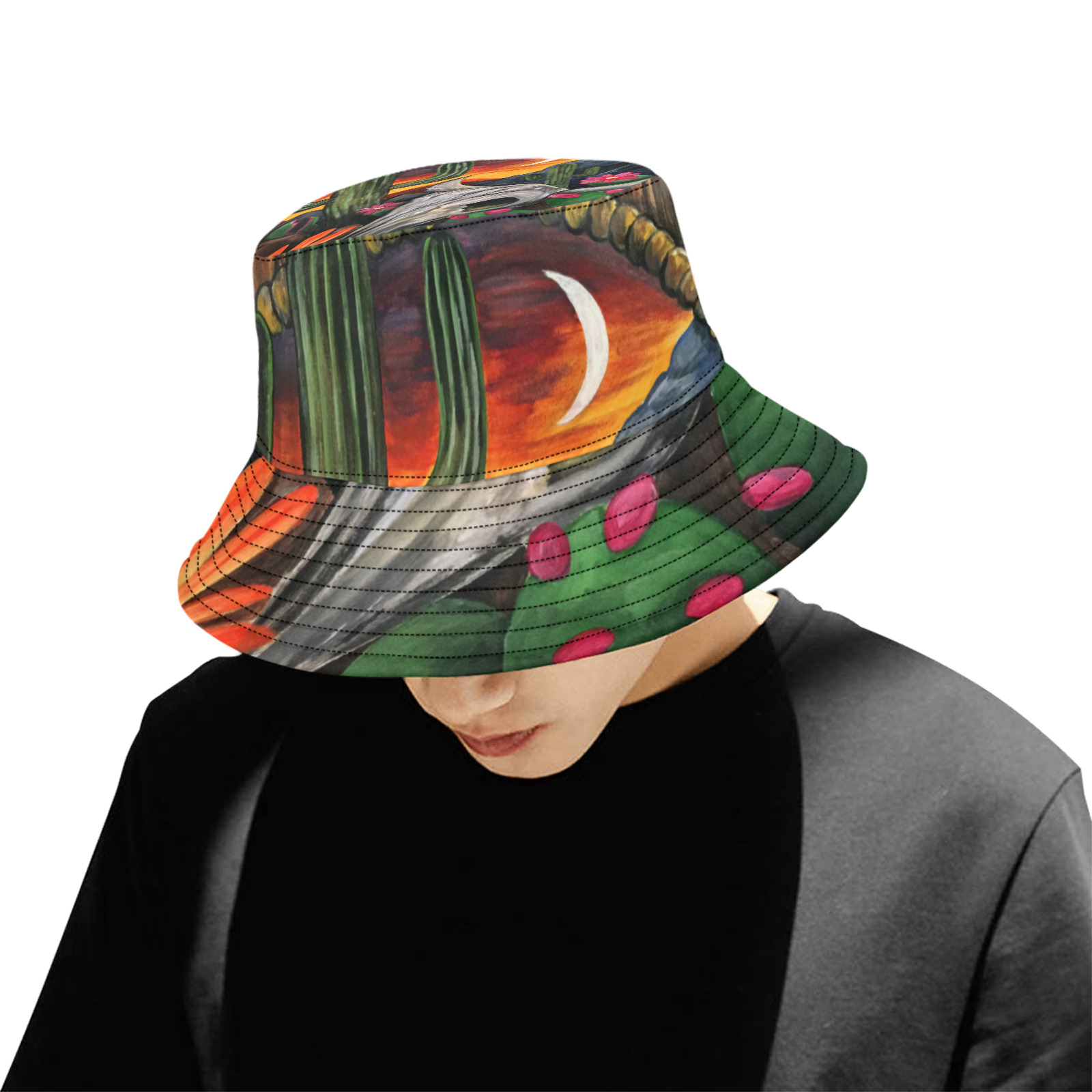 Desert Nights Unisex Summer Bucket Hat