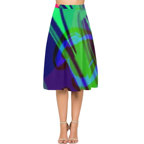 sketch1646498617724_chroma43 Mnemosyne Women's Crepe Skirt (Model D16)