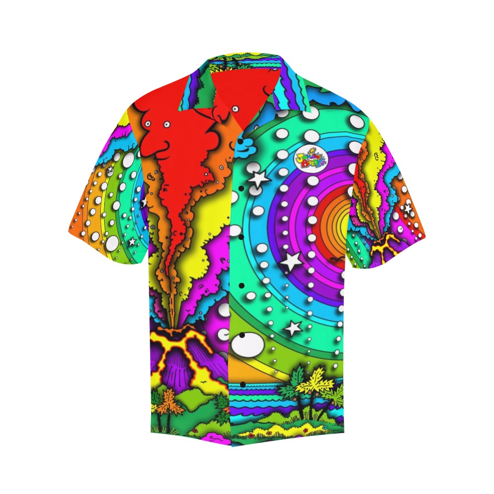 ITEM 40 HAWAIIAN SHIRT - TINY ISLAND Hawaiian Shirt (Model T58)