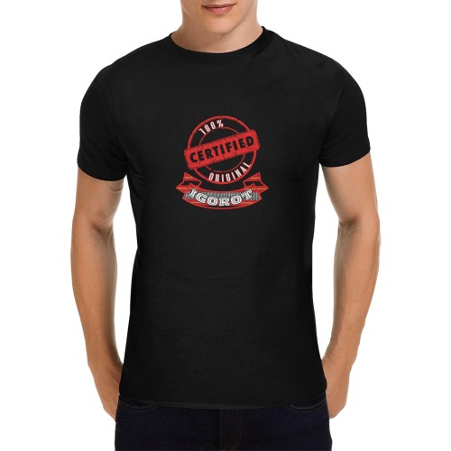 CERTIFIEDBLACK Men's T-Shirt in USA Size (Front Printing Only)