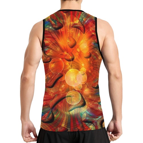 Colors by Nico Bielow All Over Print Basketball Jersey