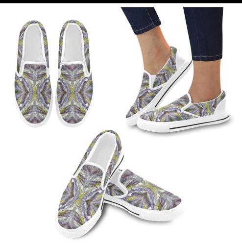impression Women's Slip-on Canvas Shoes (Model 019)
