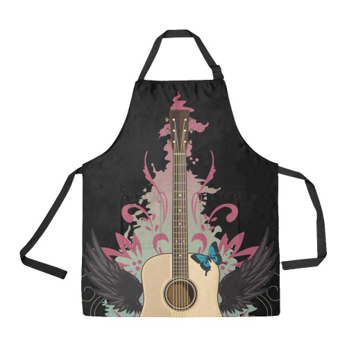 Guitar Vibes All Over Print Apron
