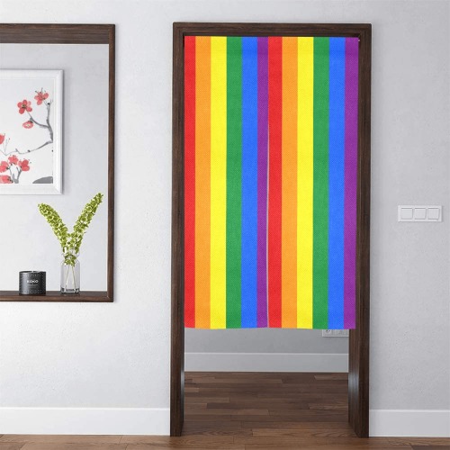 Pride Rainbow Flag Door Curtain Tapestry