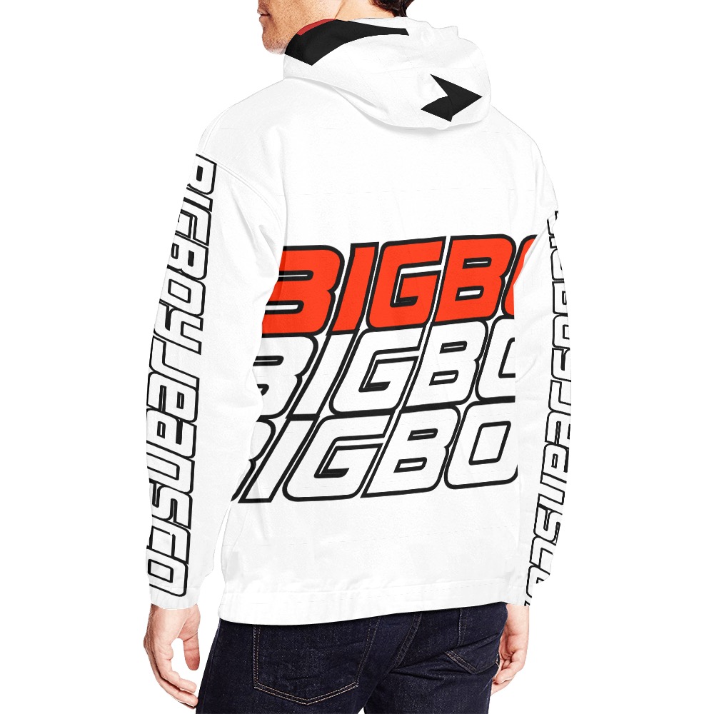 BXB FULL PRINT HOODIE #005 All Over Print Hoodie for Men (USA Size) (Model H13)