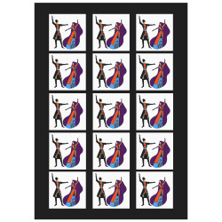 Armenian Dancers Personalized Temporary Tattoo (15 Pieces)