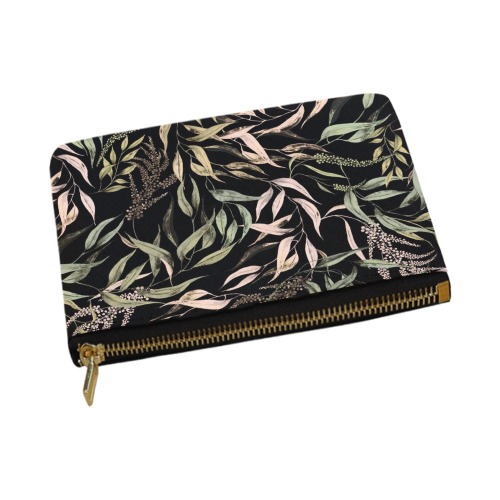 Dark Forest leaves dramatic Carry-All Pouch 12.5''x8.5''