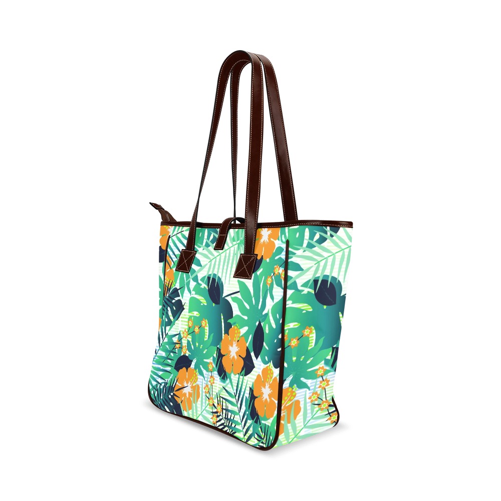 GROOVY FUNK THING FLORAL Classic Tote Bag (Model 1644)