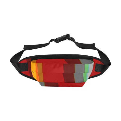 Colorful Abstract 118 Fanny Pack/Large (Model 1676)
