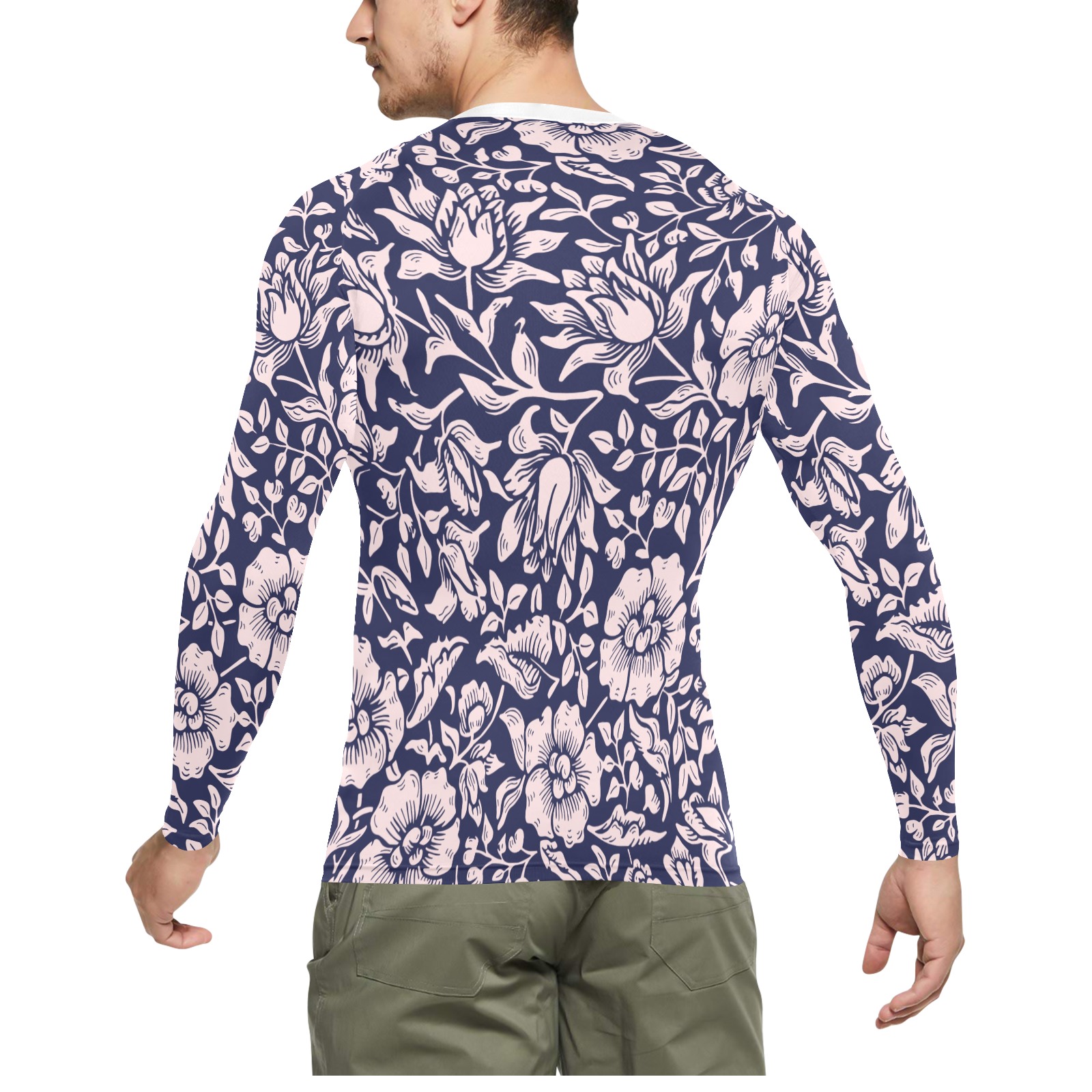 Shirt Men's Long Sleeve Swim Shirt (Model S39)