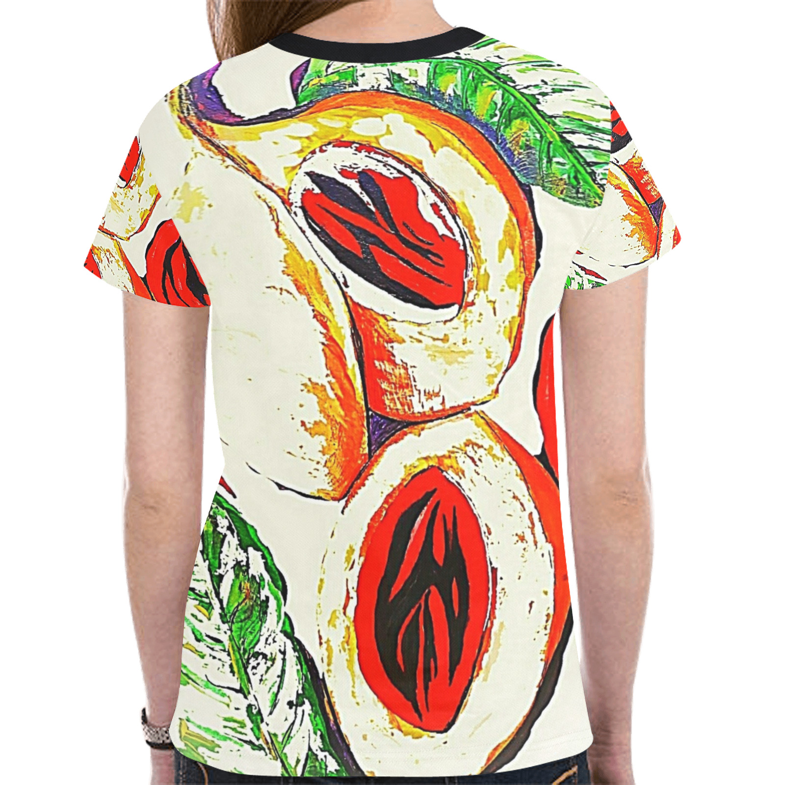 manusartgnd New All Over Print T-shirt for Women (Model T45)