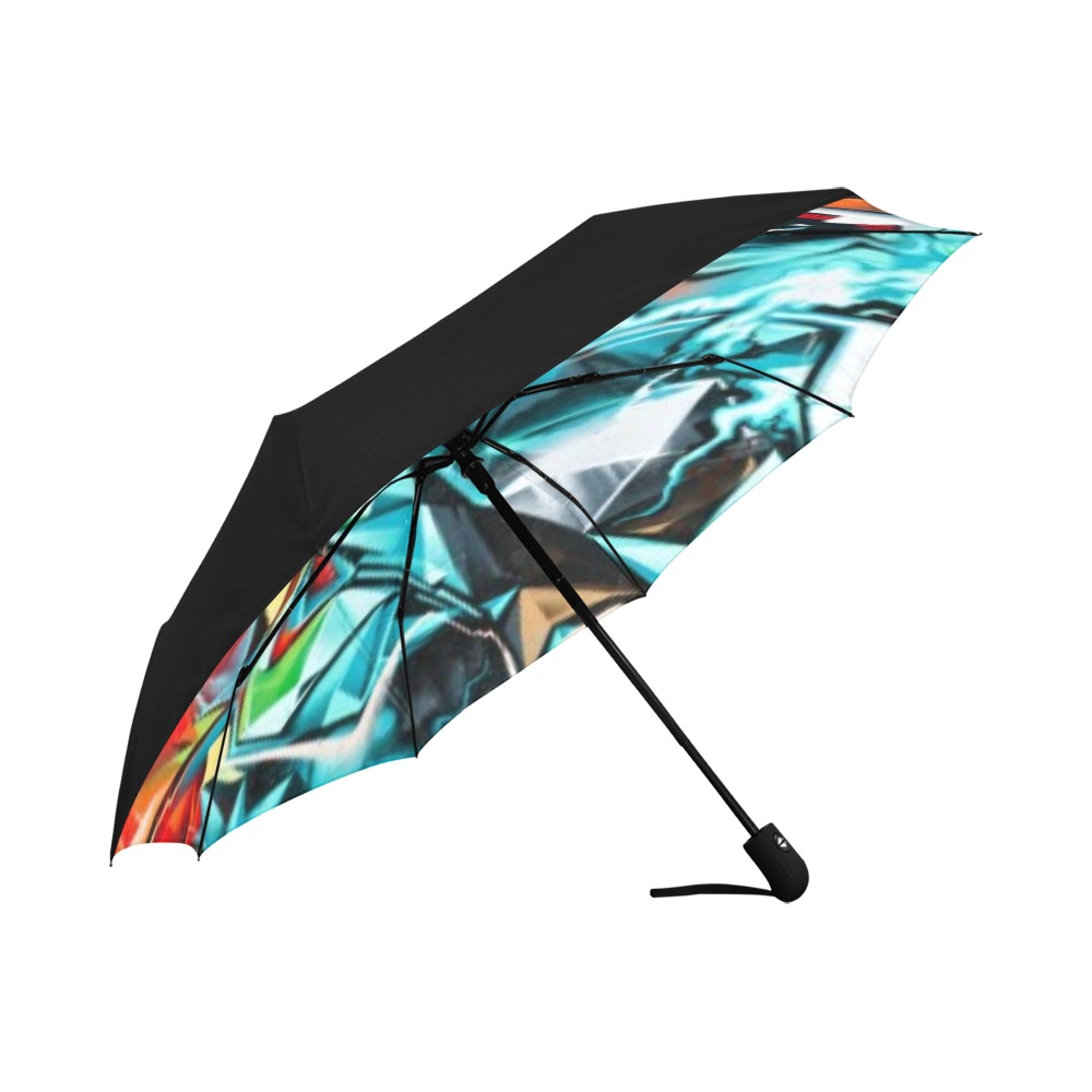 Graffiti Anti-UV Auto-Foldable Umbrella (Underside Printing) (U06)