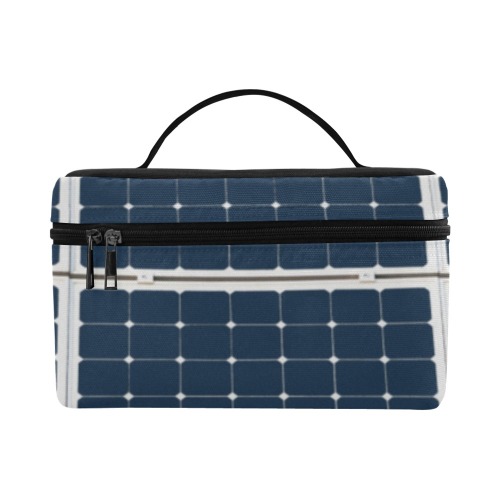 Solar Technology Power Panel Image Sun Energy Cosmetic Bag/Large (Model 1658)