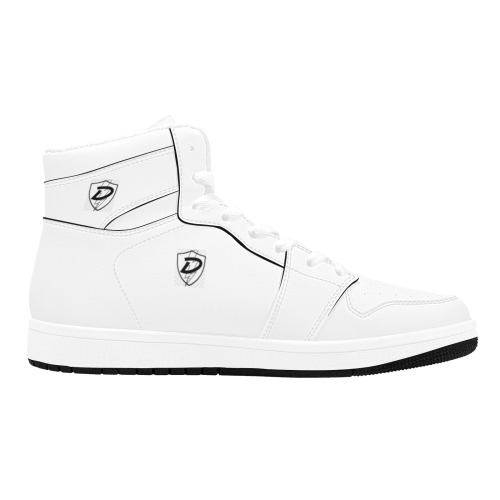 DIONIO -  Classic Snow Fall Edition Basketball (All-White) Men's High Top Sneakers (Model 20042)
