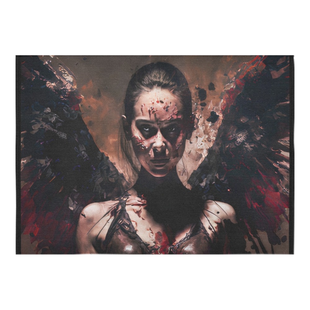 Angel of death Cotton Linen Tablecloth 60"x 84"