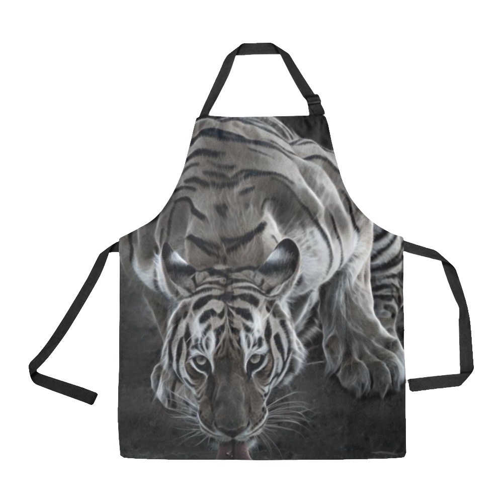 Tiger Ghostly All Over Print Apron