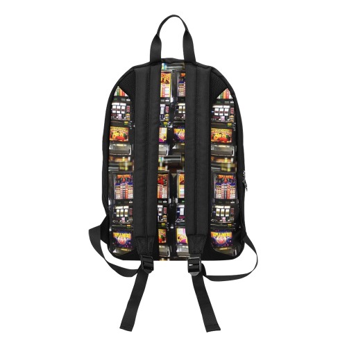 Las Vegas Lucky Slot Machines Large Capacity Travel Backpack (Model 1691)