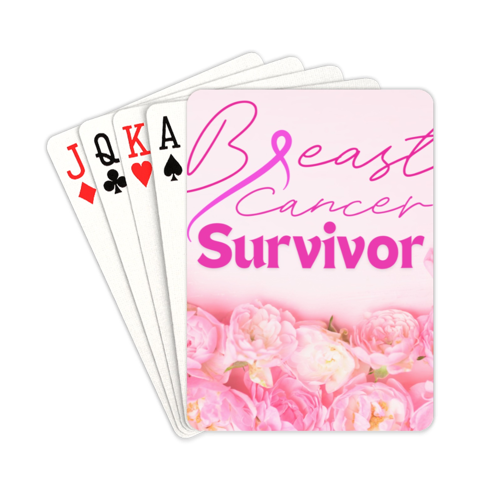 Breast Cancer Awareness Playing Cards Playing Cards 2.5"x3.5"