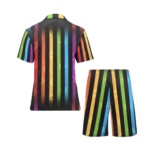 Pride 2022 by Nico Bielow Men's V-Neck Short Pajama Set