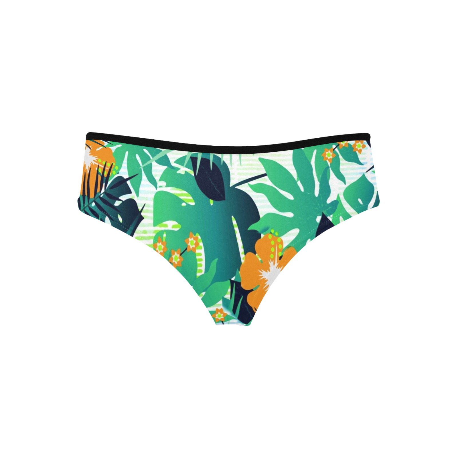 GROOVY FUNK THING FLORAL Women's Hipster Panties (Model L33)