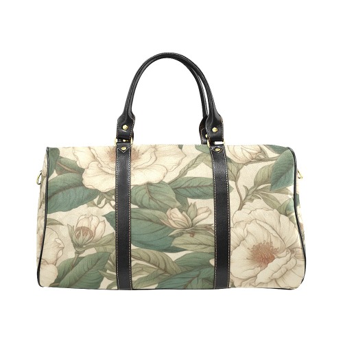 Camellia Blossom New Waterproof Travel Bag/Large (Model 1639)