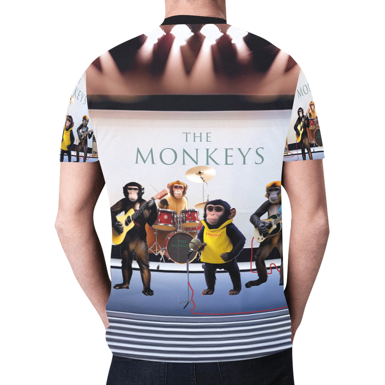The Monkeys1 New All Over Print T-shirt for Men (Model T45)