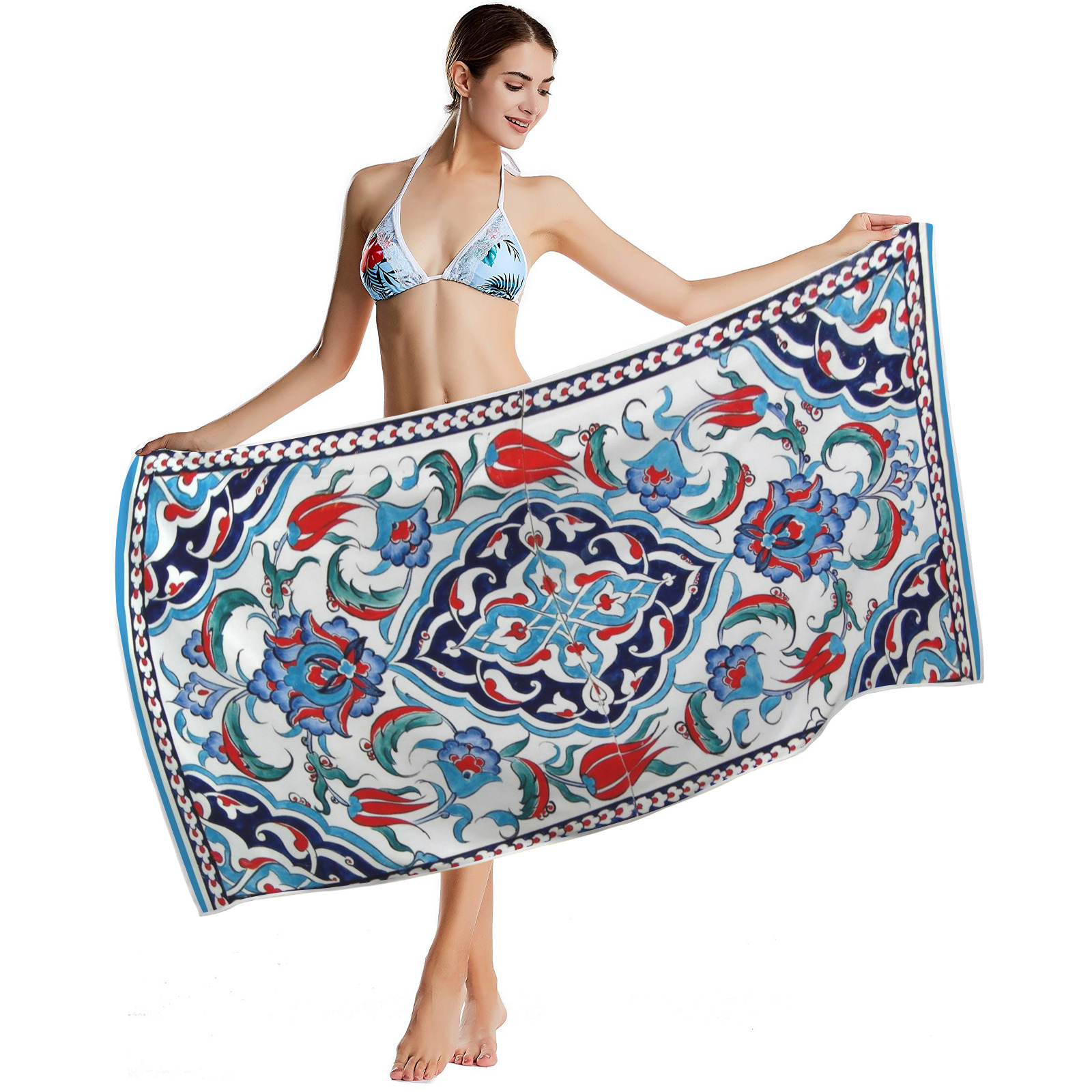 Armenian Folk Quick-Dry Beach Towel 30"x61"