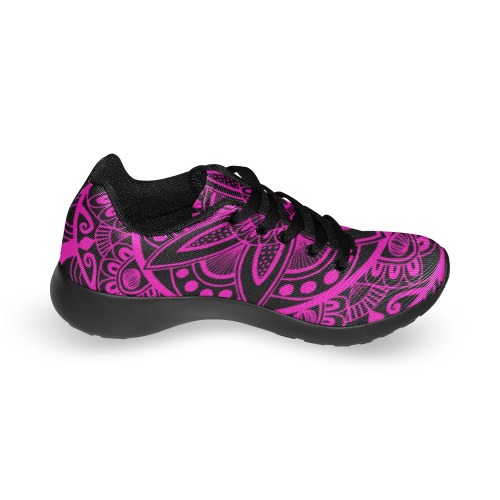mandala 4 pink Women’s Running Shoes (Model 020)