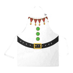 Christmas Elf White All Over Print Apron