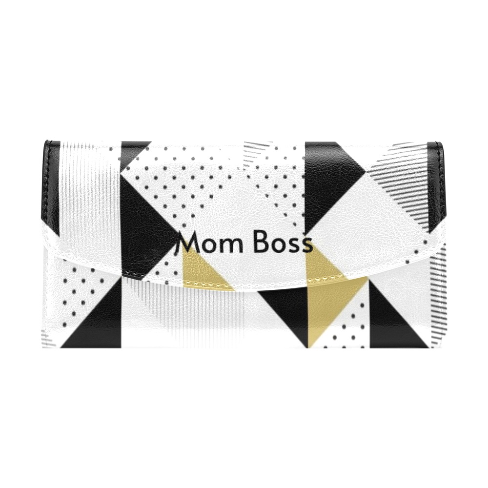 Mom Boss Clutch Women's Flap Wallet (Model 1707)