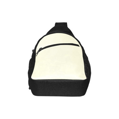 color light yellow Chest Bag-Front Printing (Model 1719)