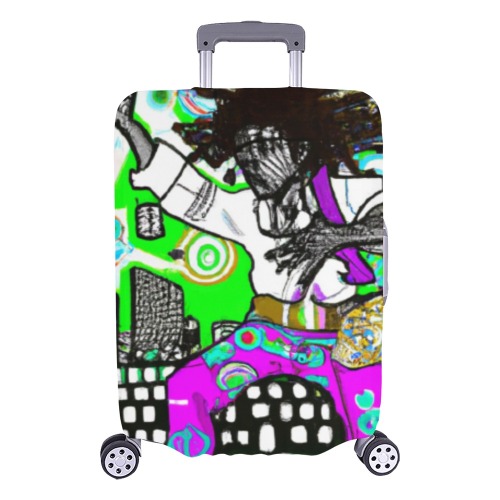 Dance New Your City Luggage Cover/Large 26"-28"