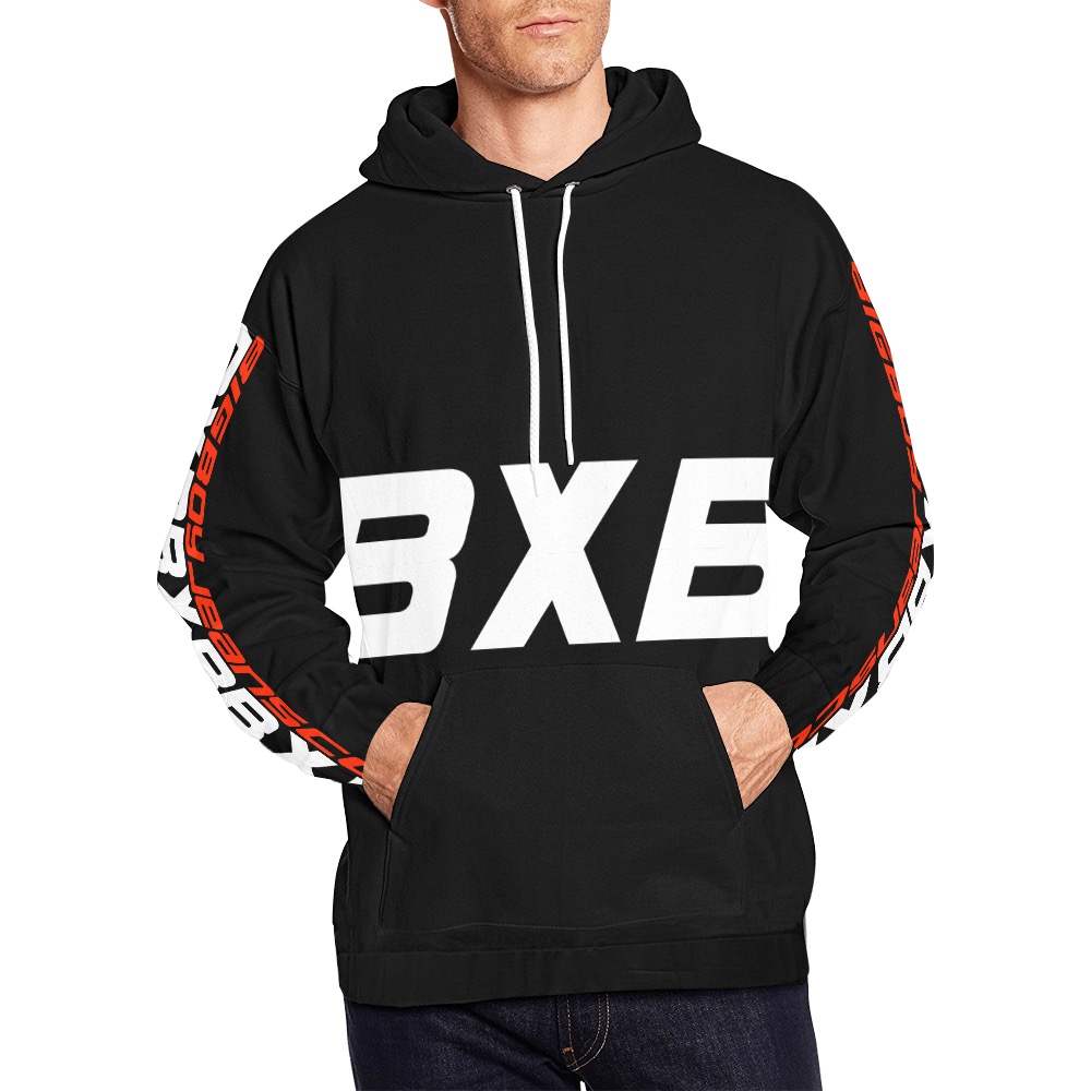 BXB HOODIE BLACK All Over Print Hoodie for Men (USA Size) (Model H13)