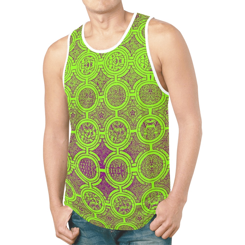AFRICAN PRINT PATTERN 2 New All Over Print Tank Top for Men (Model T46)
