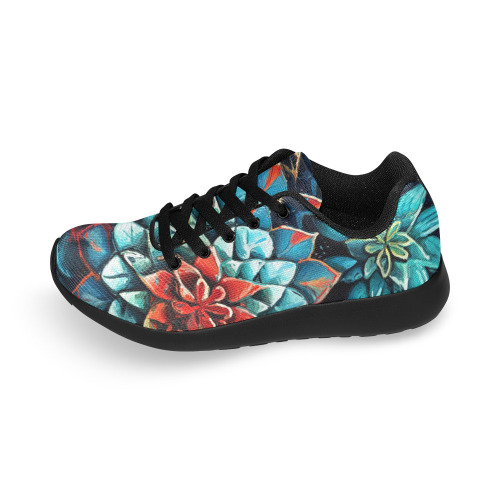 flowers botanic art (8) running shoes Women’s Running Shoes (Model 020)