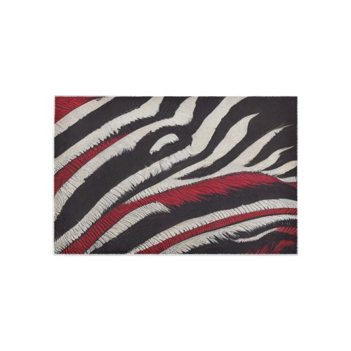 zebra print 3 Area Rug 5'x3'3''